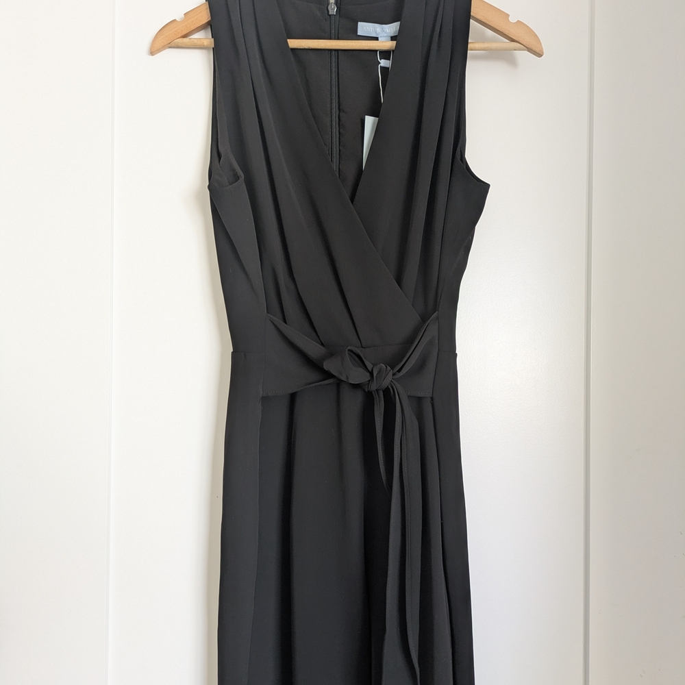 ANTONIO MELANI Black Midi Dress